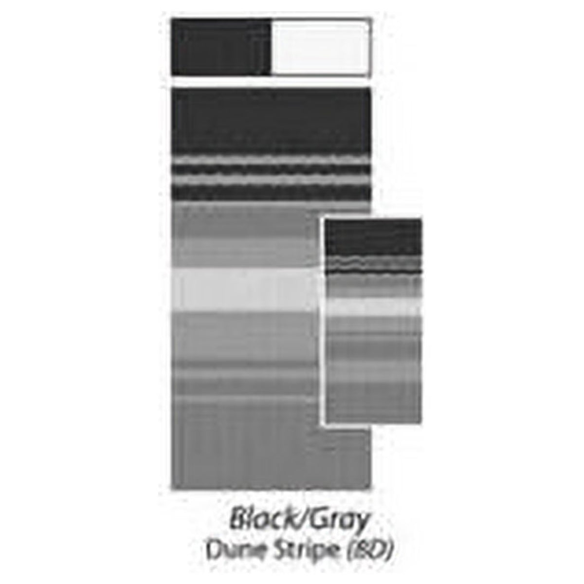 13 ft. 2 in. Awning Replacement Fabric - Silver Shale Fade E332731