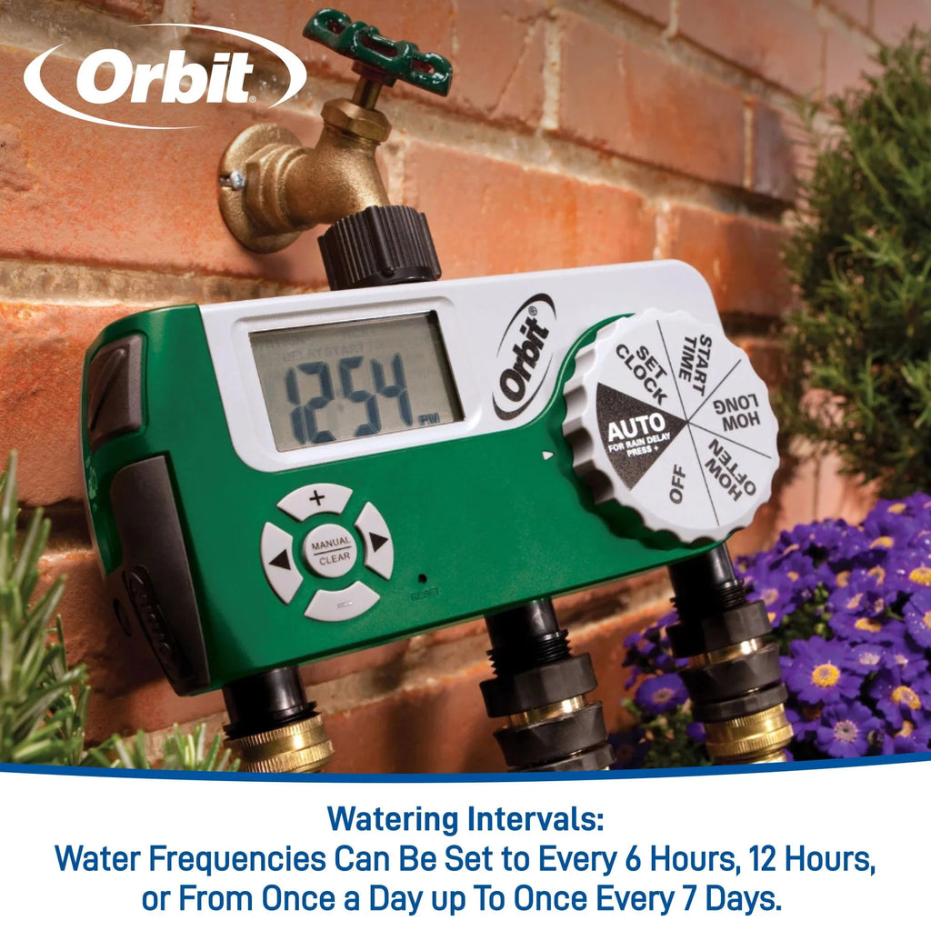 3-Outlet Programmable Hose Faucet Timer Z716403