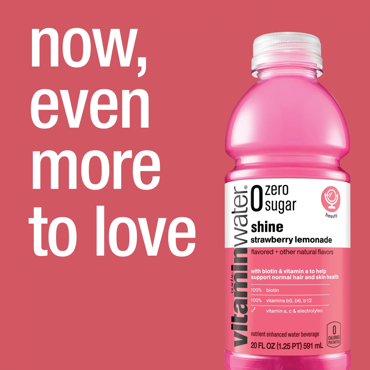 Strawberry Lemonade Electrolyte Enhanced Water, 20 fl oz, 12 Pack M897