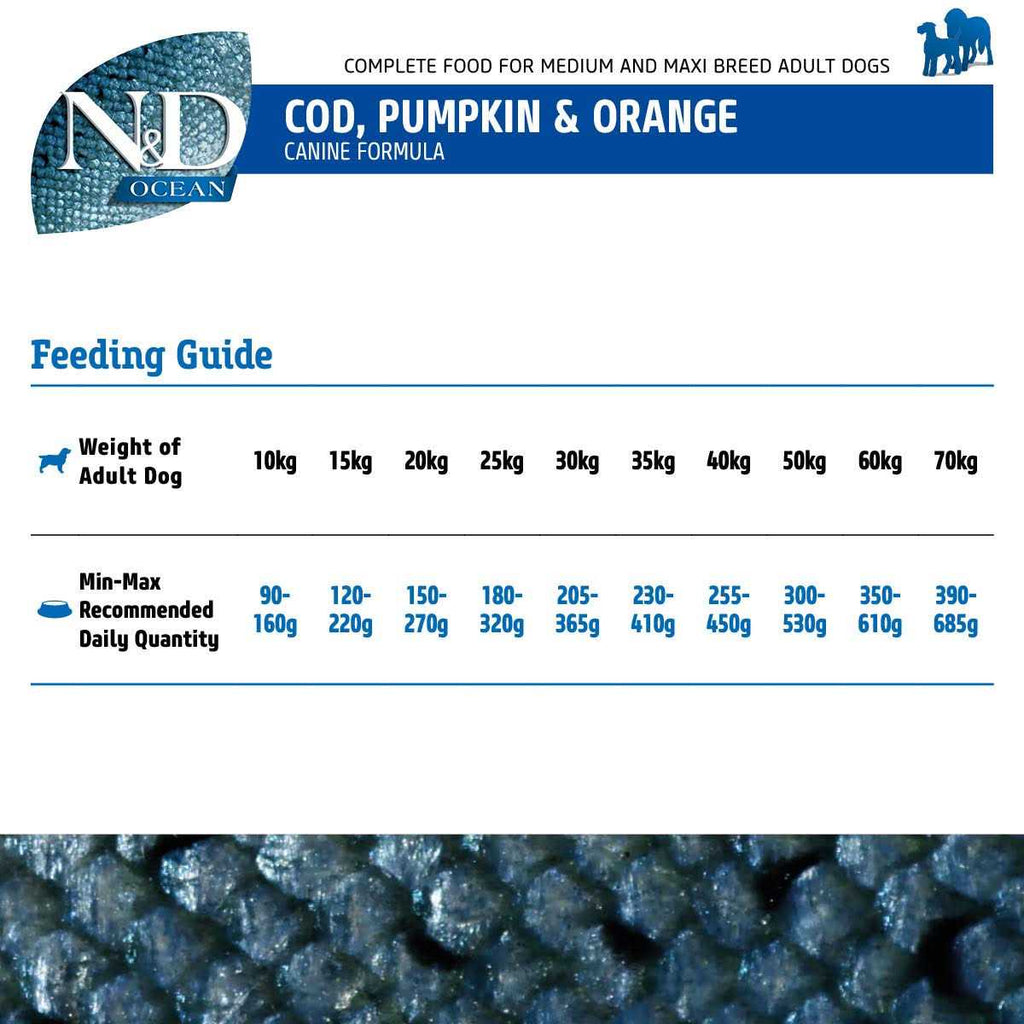 Ocean Cod Pumpkin & Orange Dry Dog Food P359
