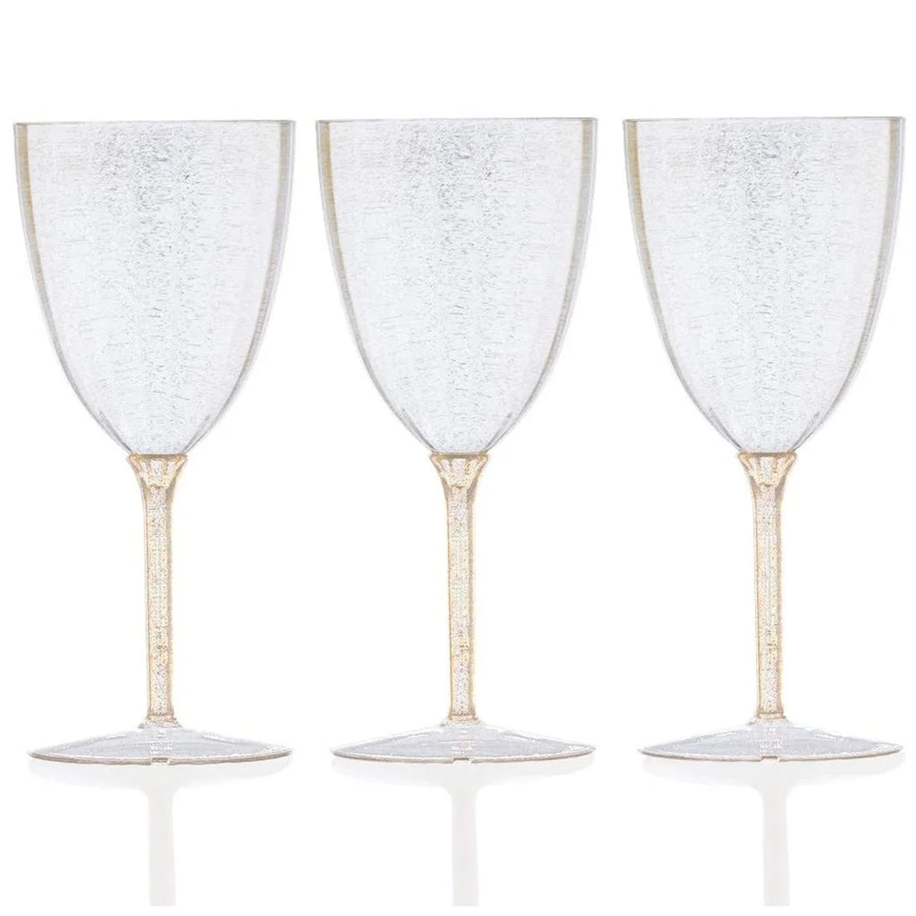 7 Oz Pack of 16 Disposable Plastic Wine Glasses G406492
