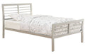Silver Metal Bed (Full) Q288589