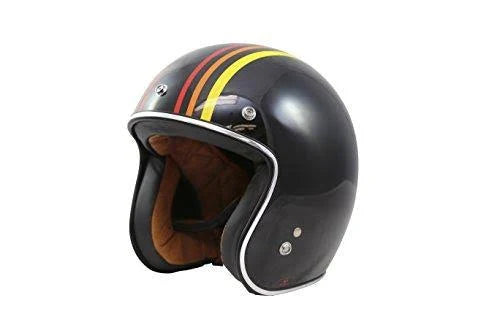 Black 3/4 Helmet N2185