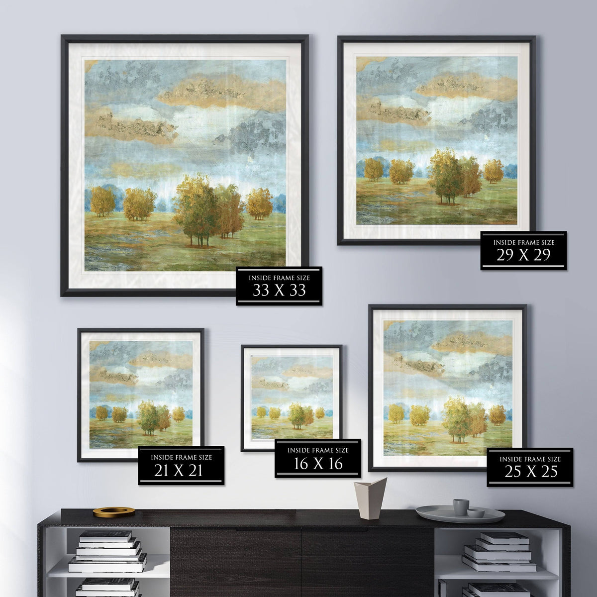 Framed Giclee Print 28x28 N304