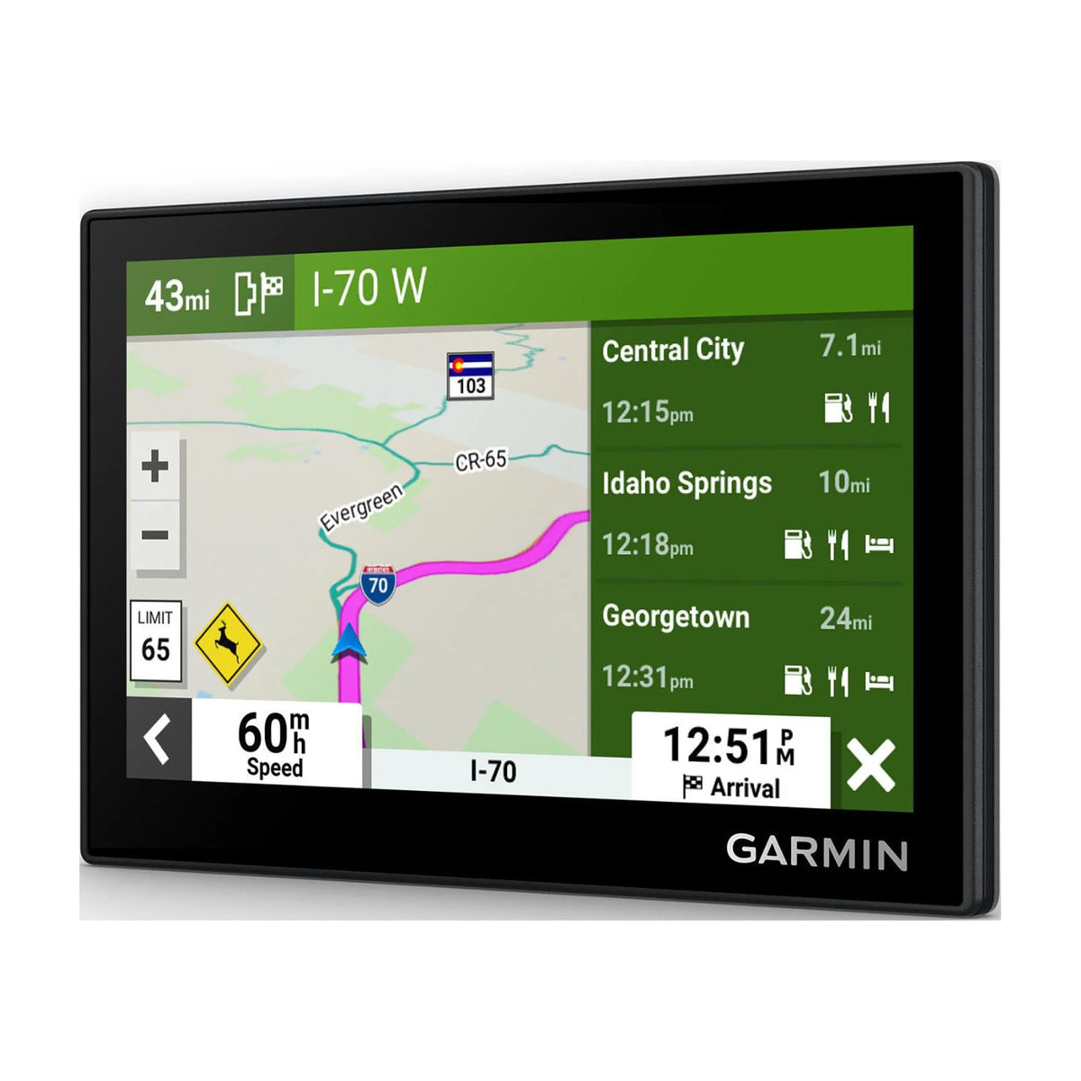 GPS Navigator with 2-Port Car Charger F943039