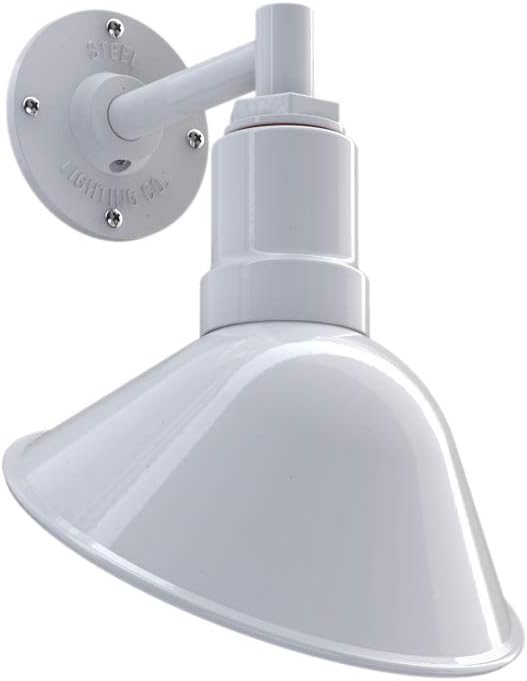 Red 9 inch Dome 11 inch Gooseneck Store Sign Light V45284