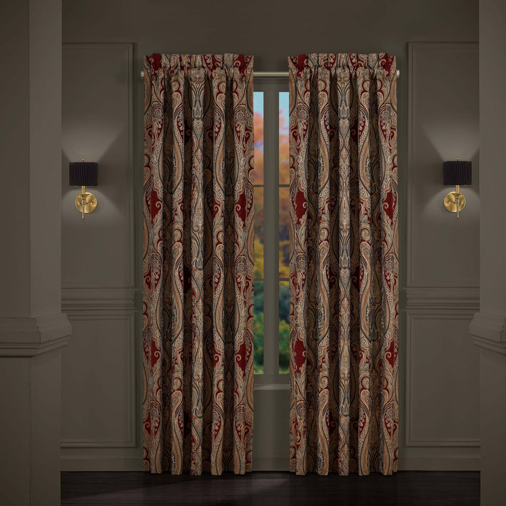 Red Window Panel Pair W6389