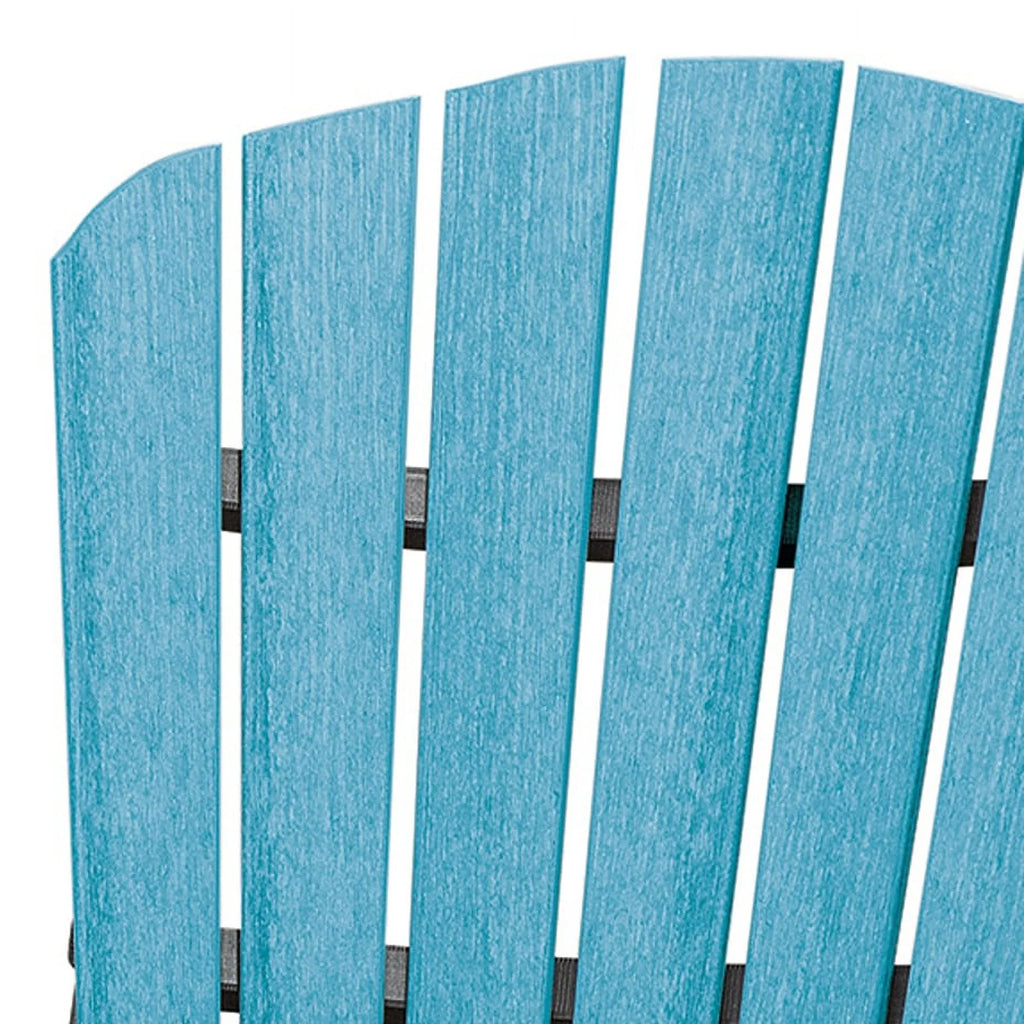 Aruba Blue and Black Glider with Center Table M61332