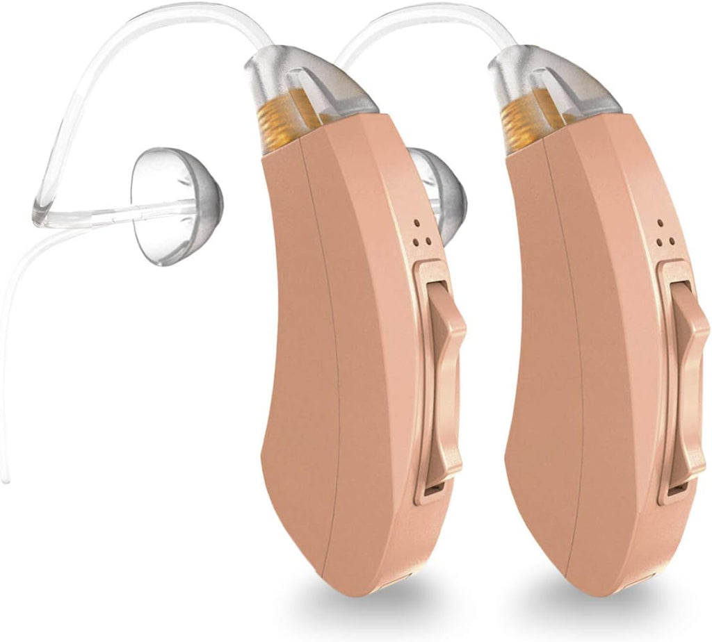 Beige Hearing Aid with Dual Directional Microphones W719049