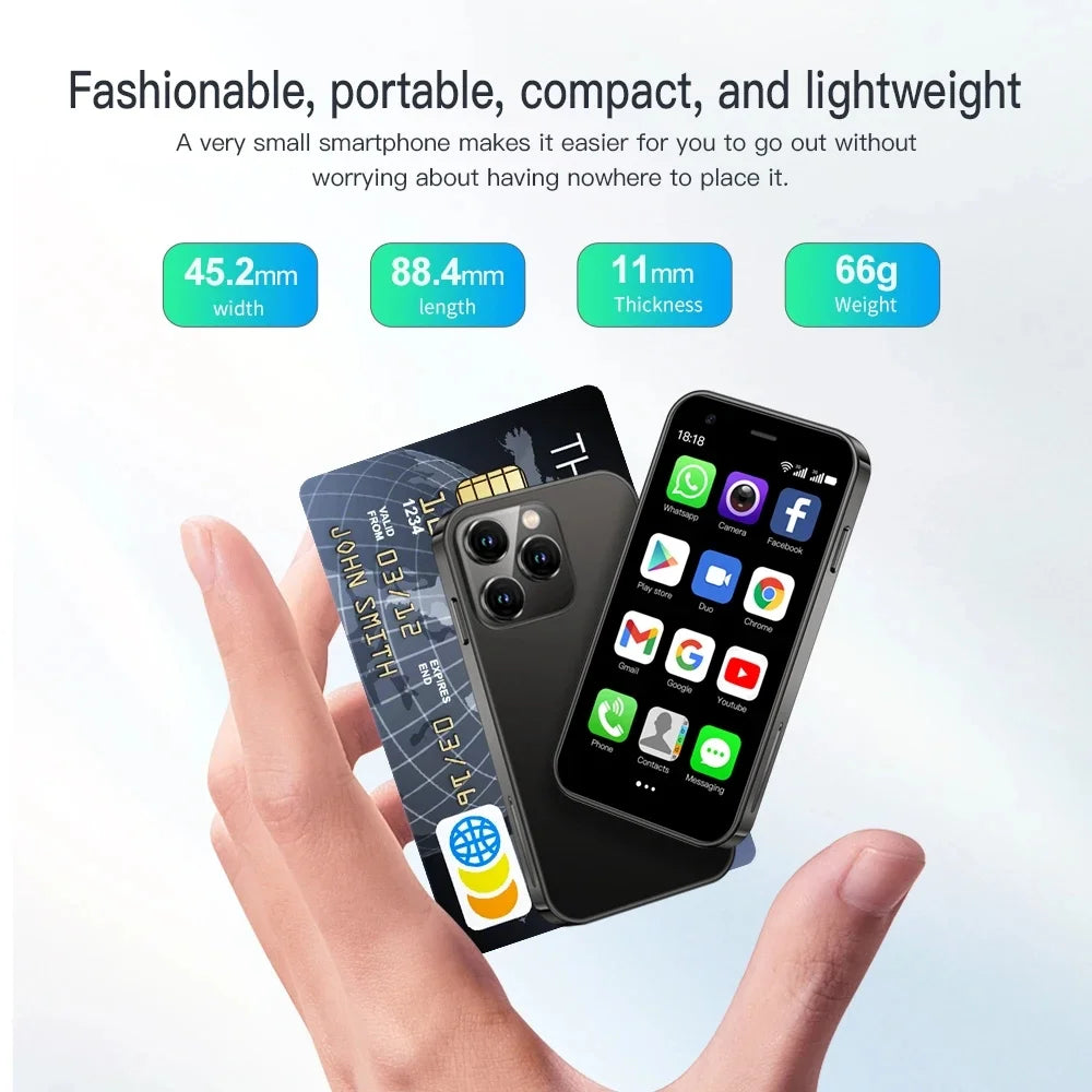 3Inch Quad Core 3GB+64GB 4G LTE Dual SIM Mini Smartphone Z241495