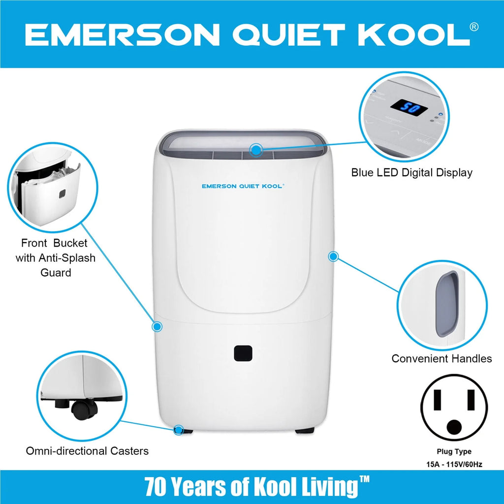 40 Pint Dehumidifier with Front-Access Collection Bucket & 24-Hour Timer Z93278