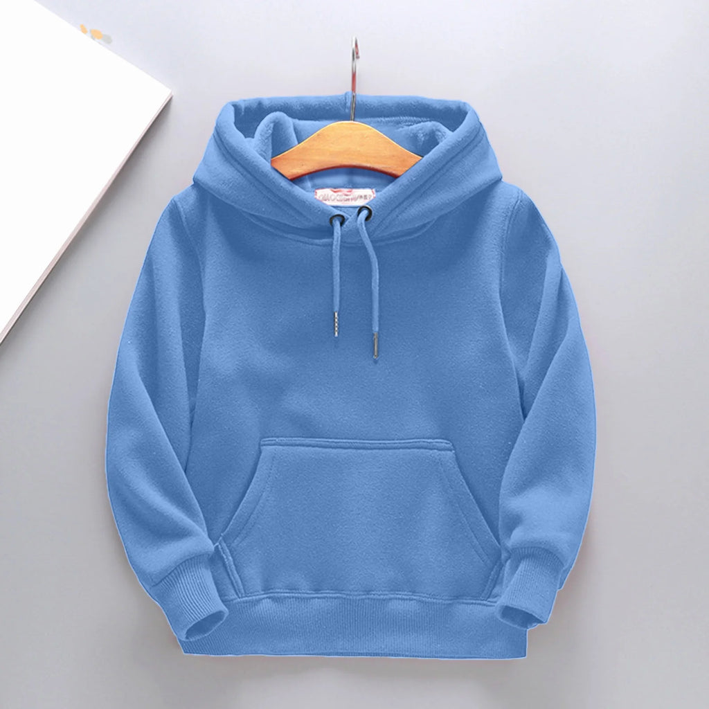 Boys Girls Kids Hooded Pullover Sweatshirts with Pockets T80831