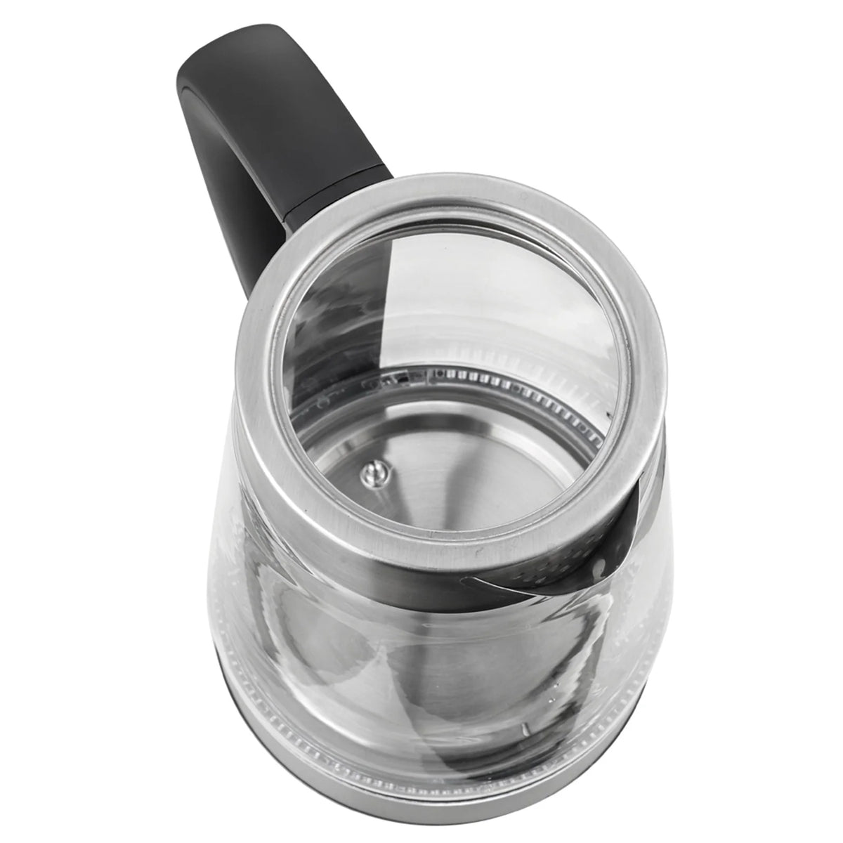 Black 2.5L Stainless Steel Electric Glass Kettle I4606