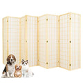 Black 5.6 Ft 8 Panel Room Divider C676582