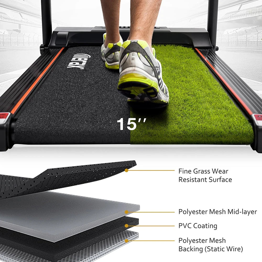 Compact Electric Folding 2.5HP Treadmill with Incline Y729189