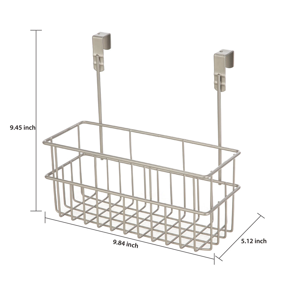 4 Piece Steel Satin Nickel Bath Shelves Set Y7020