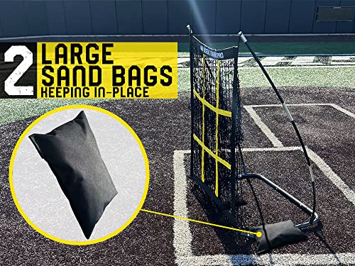 Pitching Net with Strike Zone Baseball Softball Training Equipment G4521