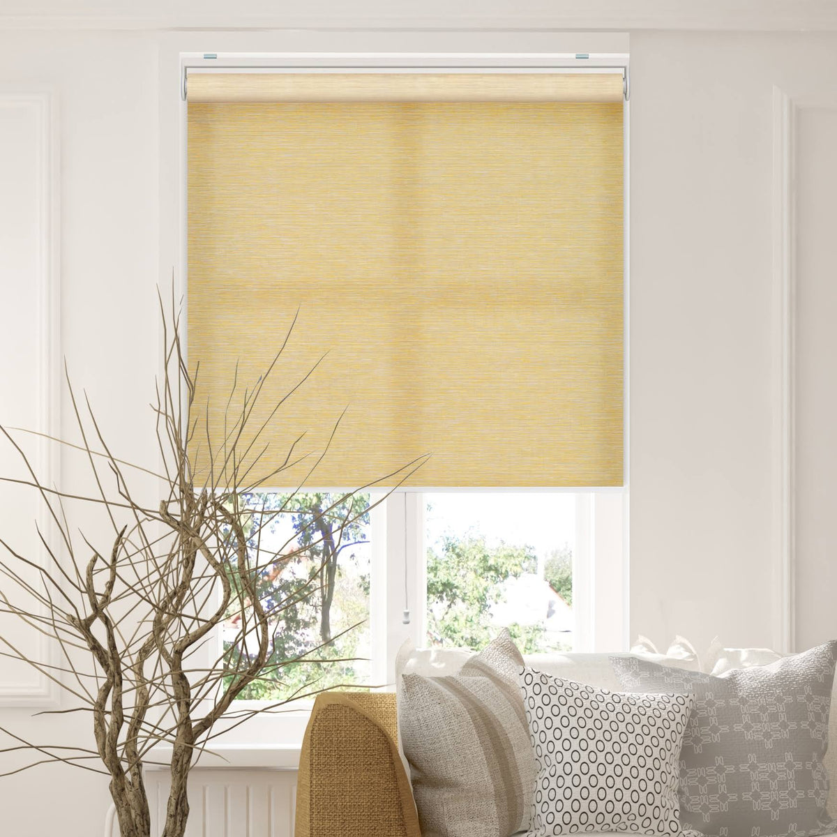 Cordless Roller Shades Privacy Window Blind 23" W x 72" H P582641