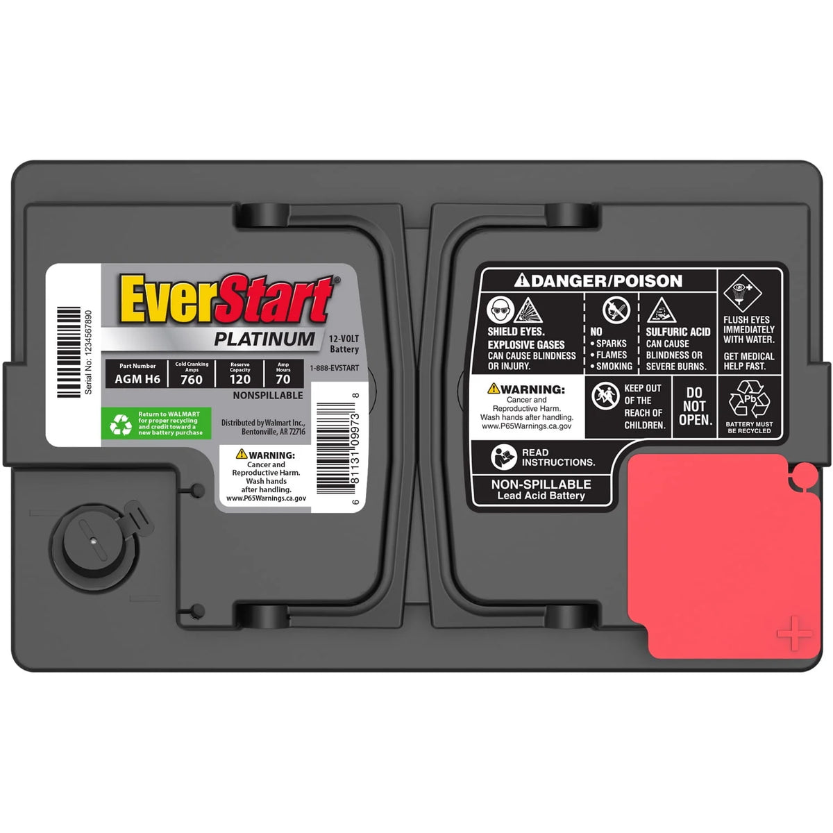 AGM Automotive Battery Group H6 12 Volt 760 CCA G5718
