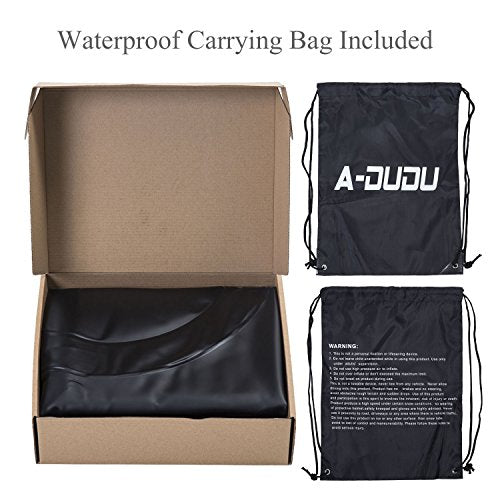 47 Inch Inflatable Snow Sled with Carrying Bag H6151