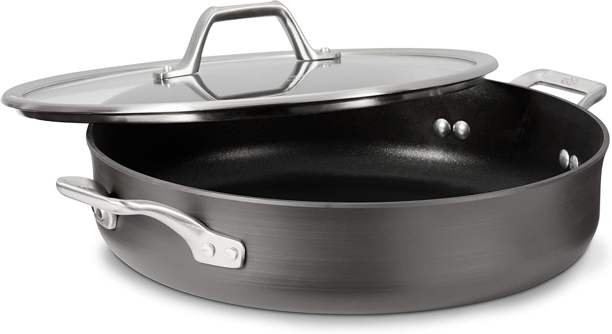Hard-Anodized Nonstick 12-Inch Fry Pan with Cover W9625