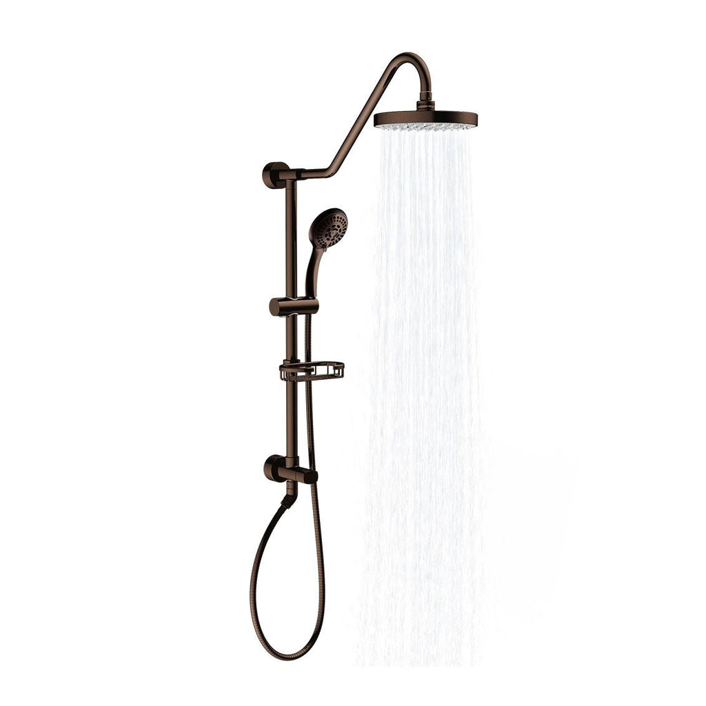Dual Rain Shower Hand Held Head Spa System, Oil Rubbed Bronze U42334