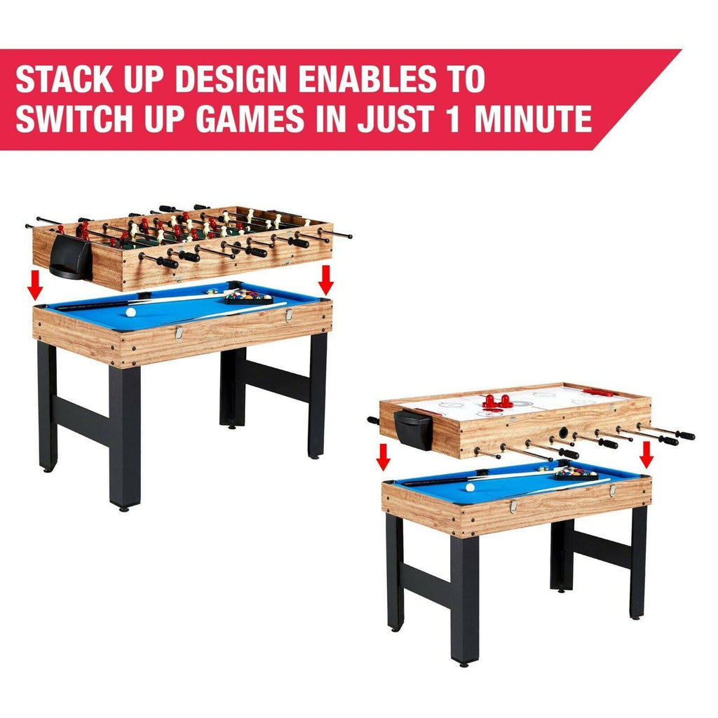 48 inch 3 in 1 Combo Game Table, Pool, Hockey, Foosball T7574