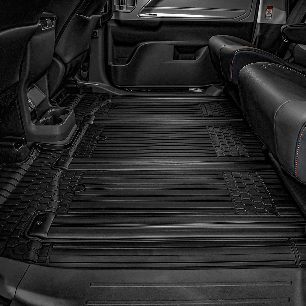 Black TPE All Weather Floor Mats I3394