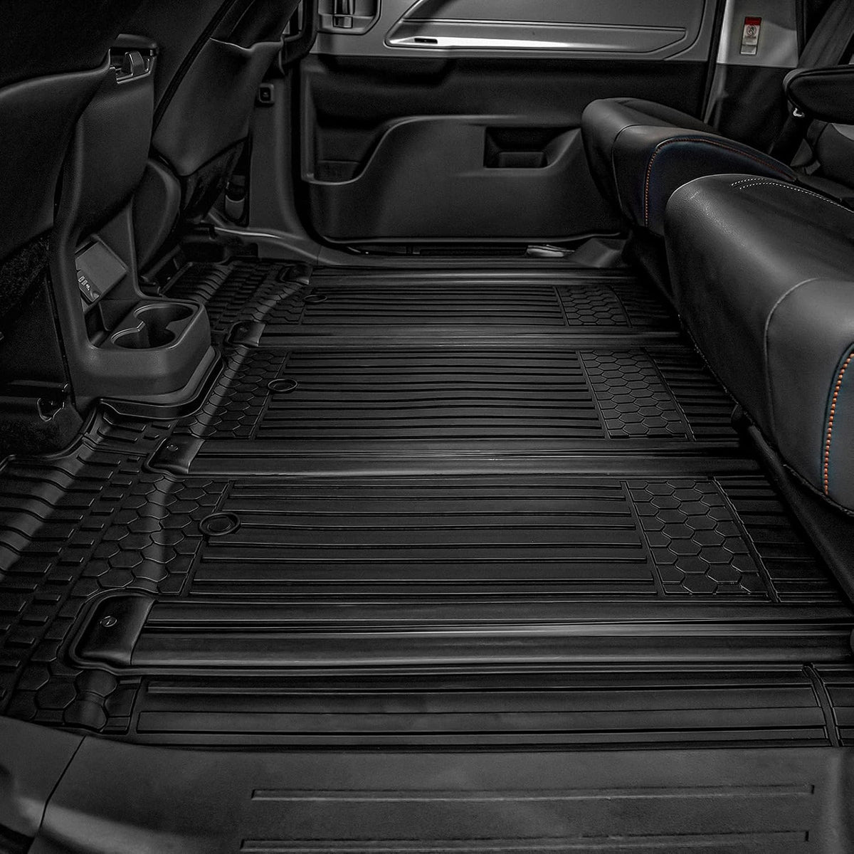 Black TPE All Weather Floor Mats I3394