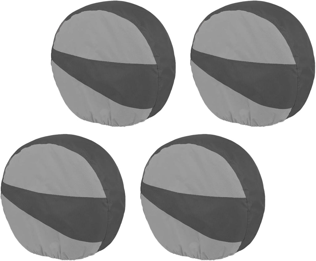 Tire Covers 4 Pack Universal Fits Tire Diameters 26-28.75 inches Charcoal C203