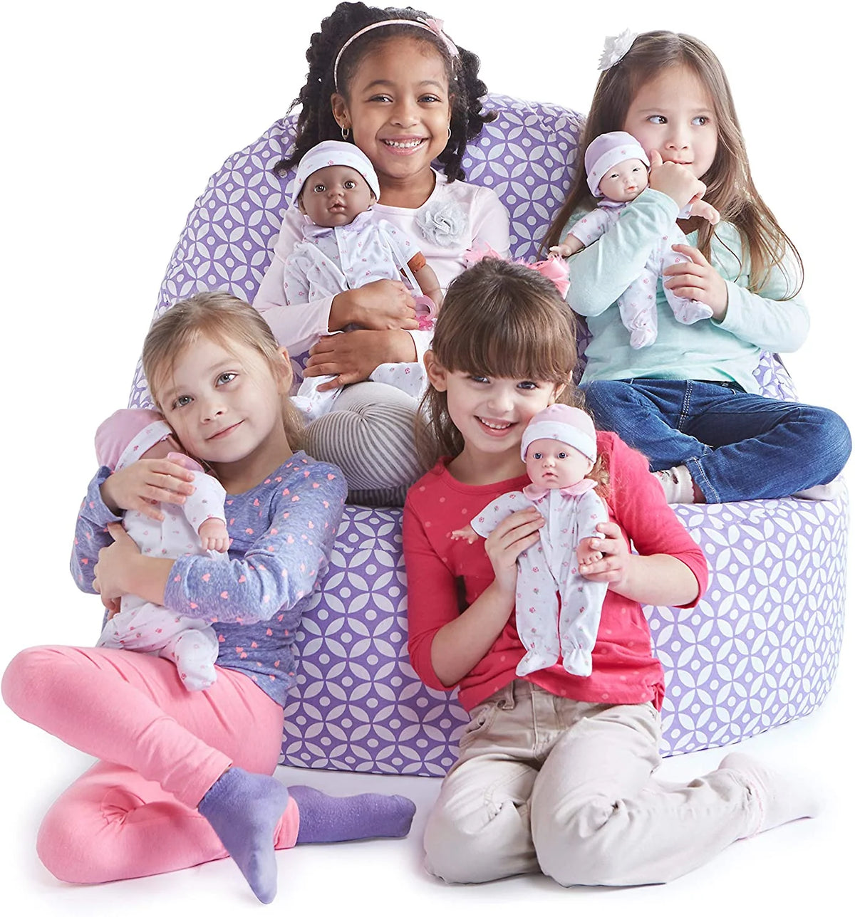 11 inch Soft Body Baby Doll in Purple H9647