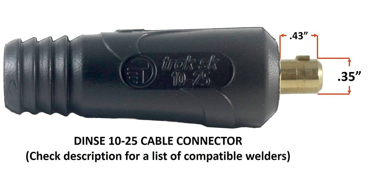 200 Amp Welding Leads Assembly Set with #2 AWG Cable R1260