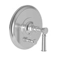 Aged Brass Tub and Shower Diverter Plate with Handle R7383