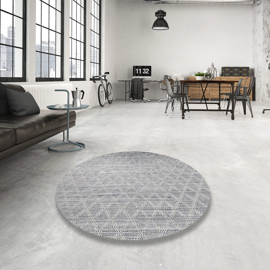 Platinum Silver Gray Oriental Area Rugs R59445
