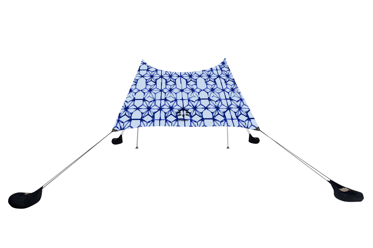 Beach Tent with Sand Anchor, Portable Canopy Sunshade 7' x 7' K43692