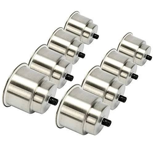 8pcs Stainless Steel Cup Drink Holder with Drain X616835