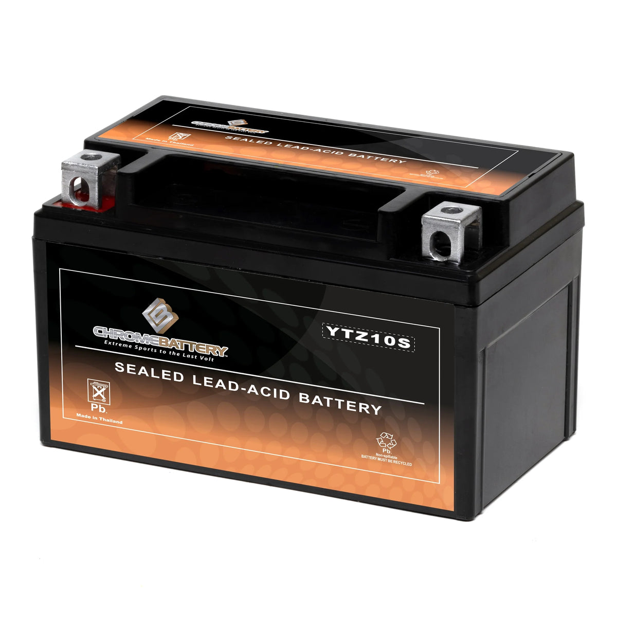 12 Volts 8.6 Ah 190 Cca Motorcycle Battery V1236
