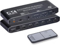 4K HDMI Splitter 2x4 with Audio Extractor and IR Remote Control, Pack of 2 Z510060