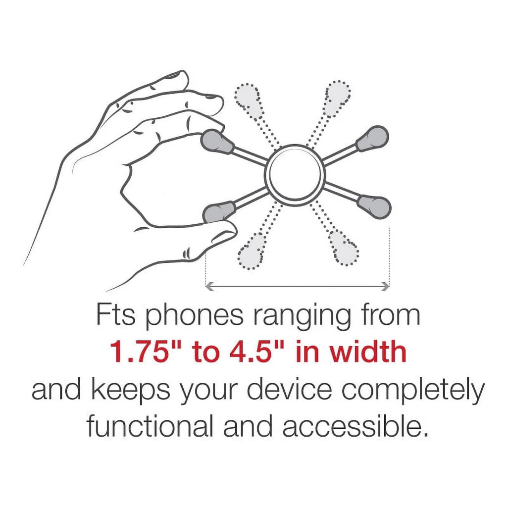 Large Phone Mount with Motorcycle Fork Stem Base Y37272