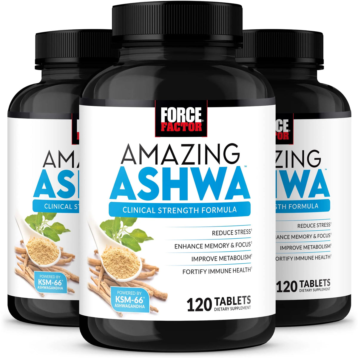 Ashwagandha Supplement with Vitamins, Minerals, and Antioxidants, 360 Tablets R485435