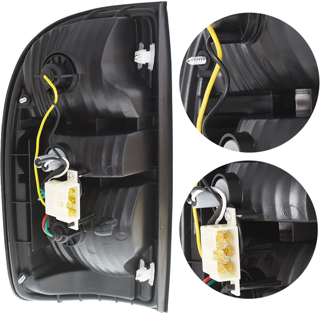 Rear Right Passenger Side Tail Light for 2001-2004 Toyota Tacoma Pack of 2 X74895