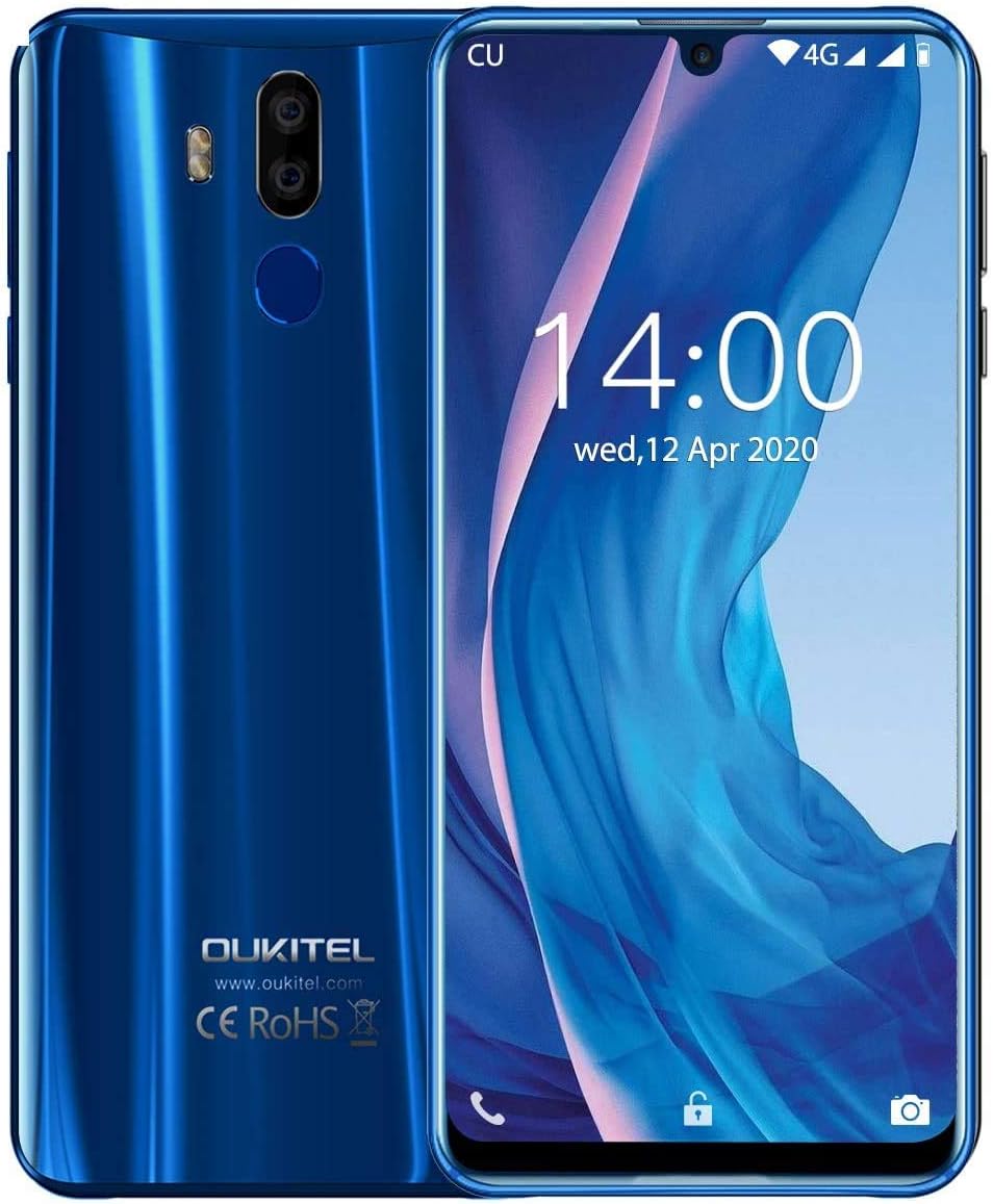 7.12 FHD+ Screen 64GB ROM 4GB RAM 16MP+8MP Dual Camera 6000mAh Battery Unlocked Cell Phone C793
