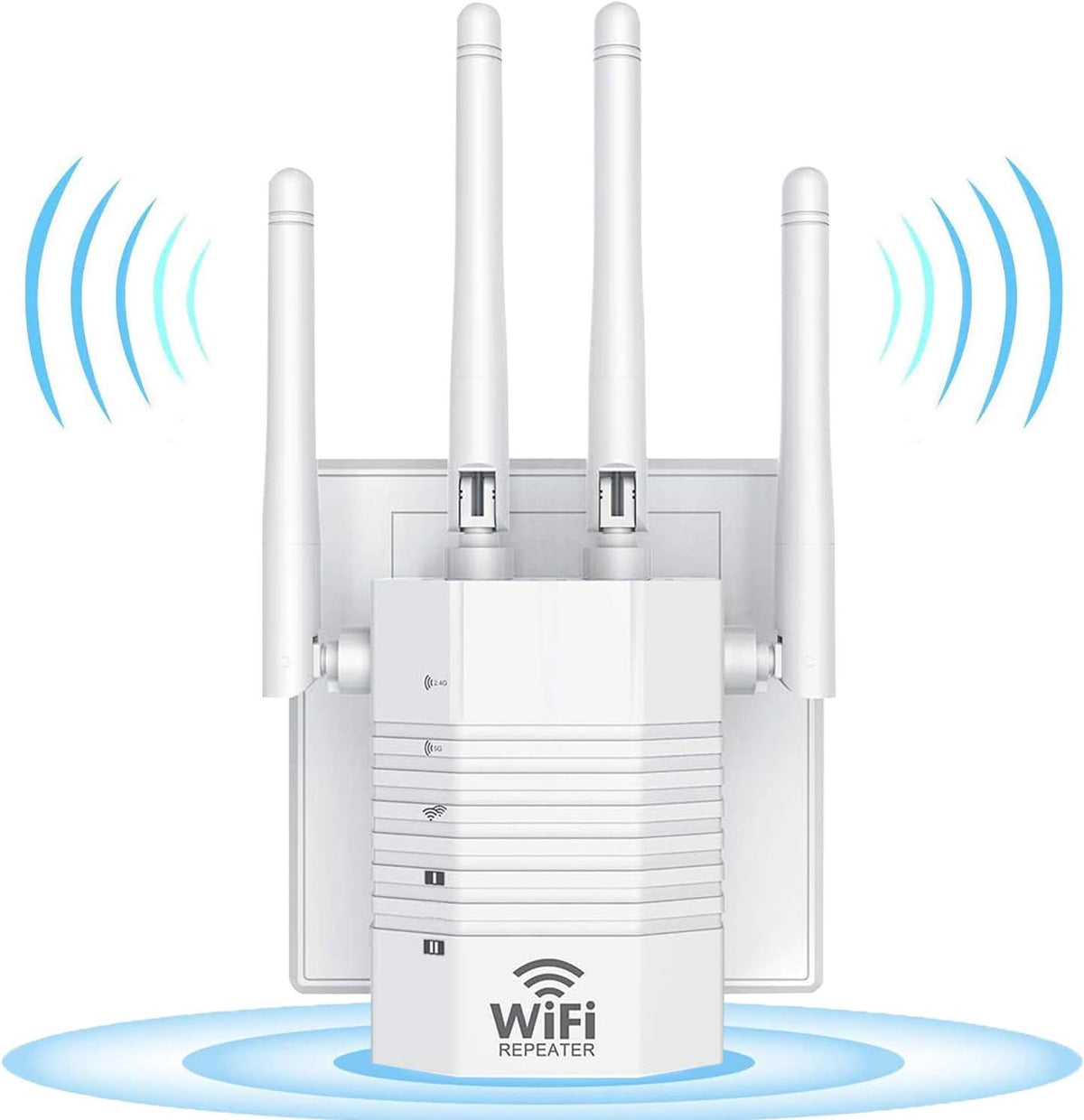 WiFi Extender Signal Amplifier 1200Mbps Ethernet Port Pack of 2 E563577