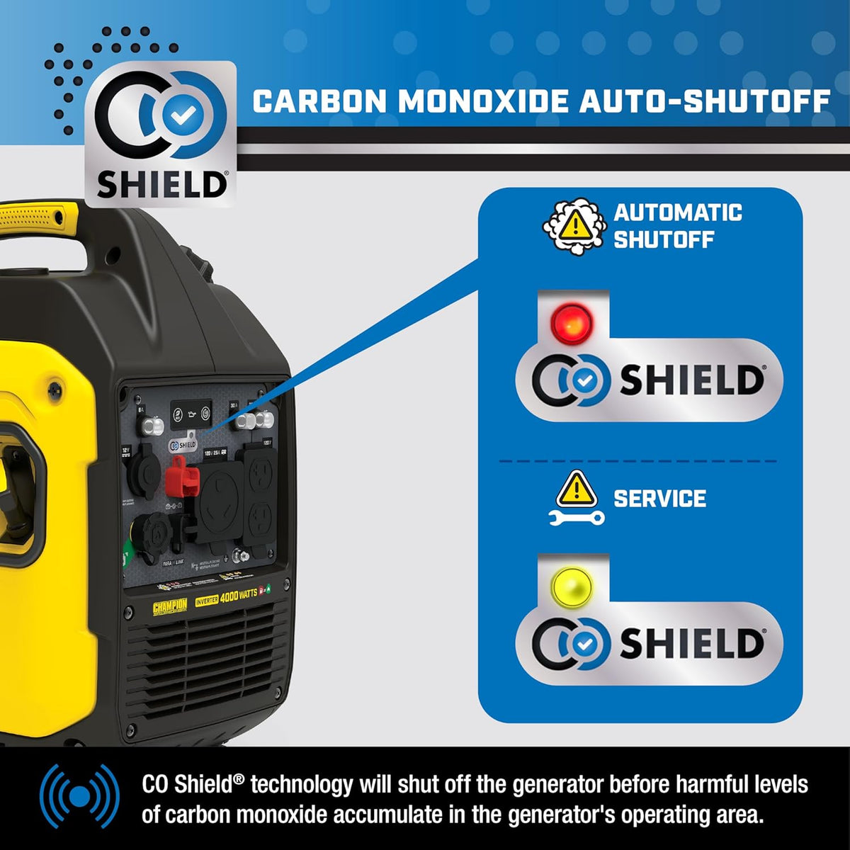4000-Watt Dual Fuel Portable Inverter Generator M3727