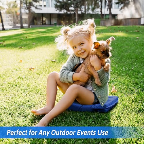 2 Pcs Water-Repellent Stadium Seat Cushions T75090