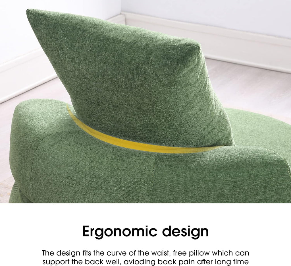 Barrel Armchair with Pillow N98007