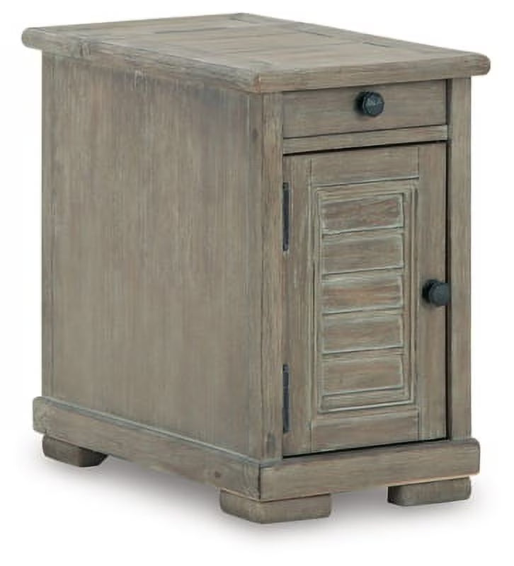 Bisque Chairside End Table G83709