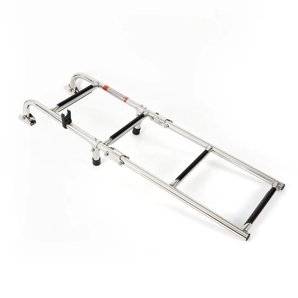 880mm 4-Step Stainless Pontoon Boat Dock Ladder X241