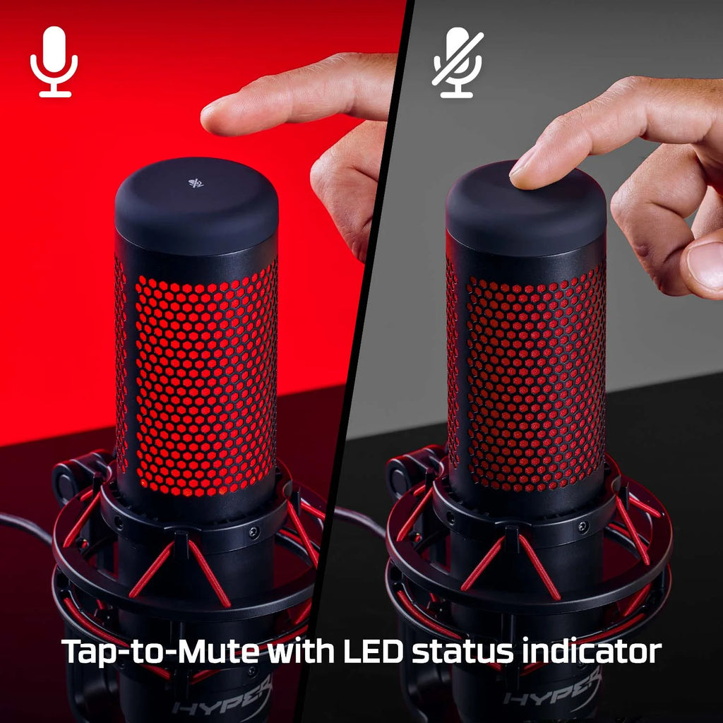 USB Condenser Gaming Microphone with Shock Mount and Pop Filter W11128