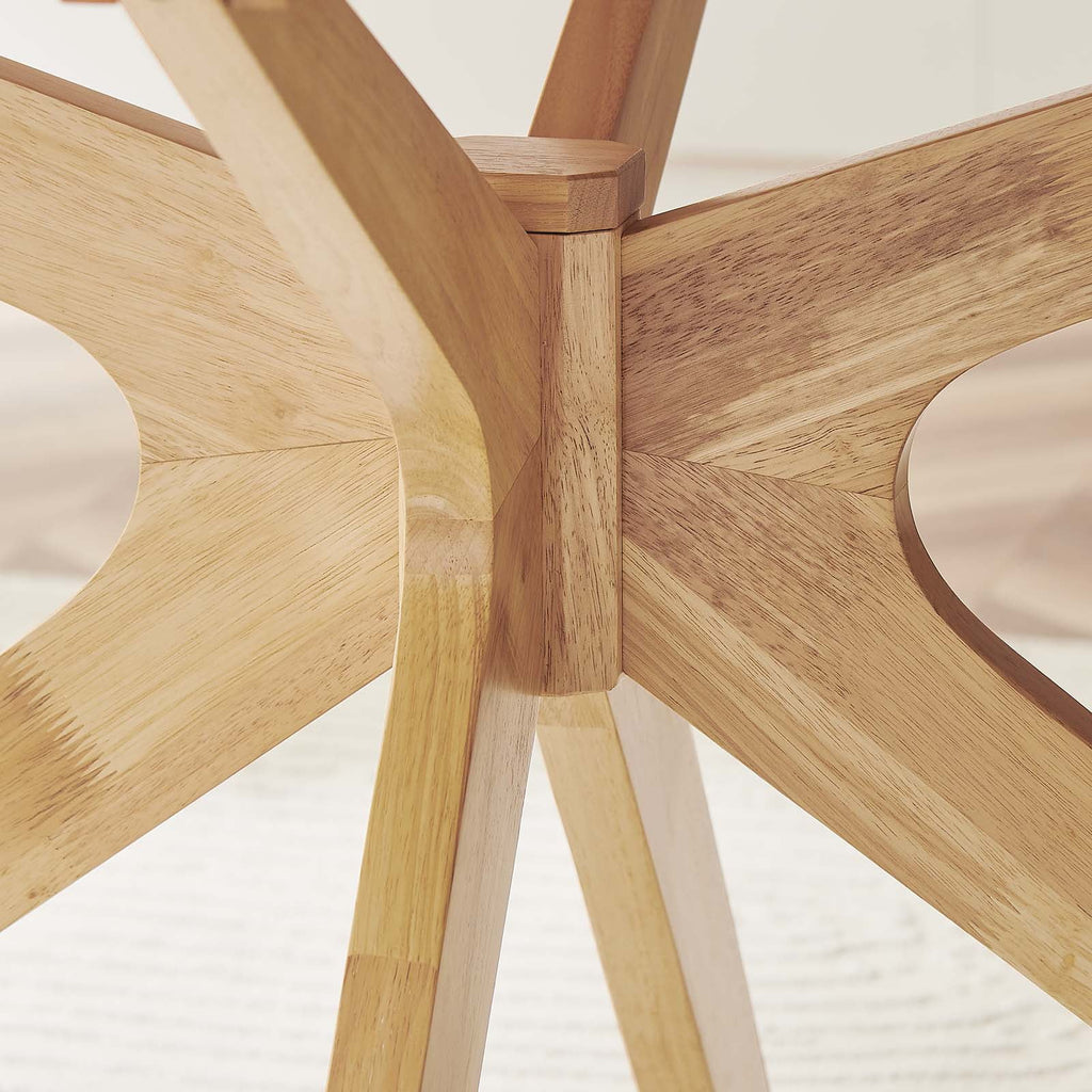 Oak Oval Wood Dining Table I44384